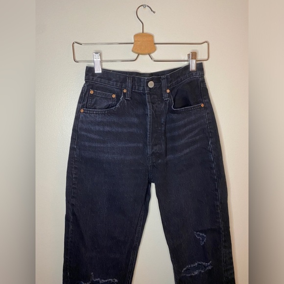 Denim Forum The Joni High Rise Loose Distressed Jeans // 29L - Picture 4 of 11